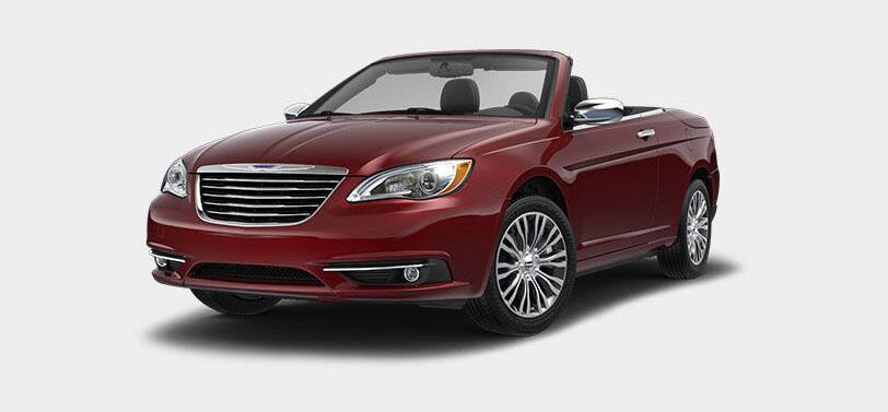 2014 Chrysler 200 Convertible Limited Wheel Deep Cherry Red