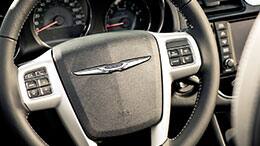 2014 Chrysler 200 Convertible Limited leather wrapp steering wheel with audio