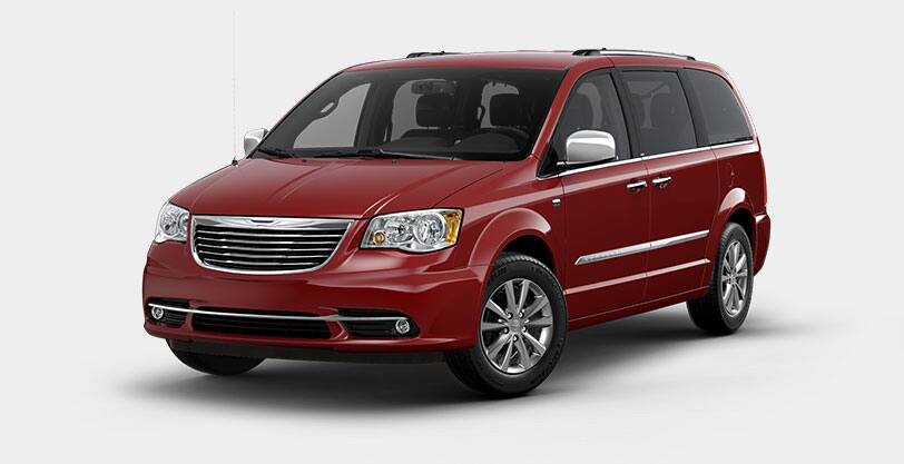2014 Chrysler Town and Country 30th Anniversary Edition Deep Cherry Red Crystal Pearl Coat
