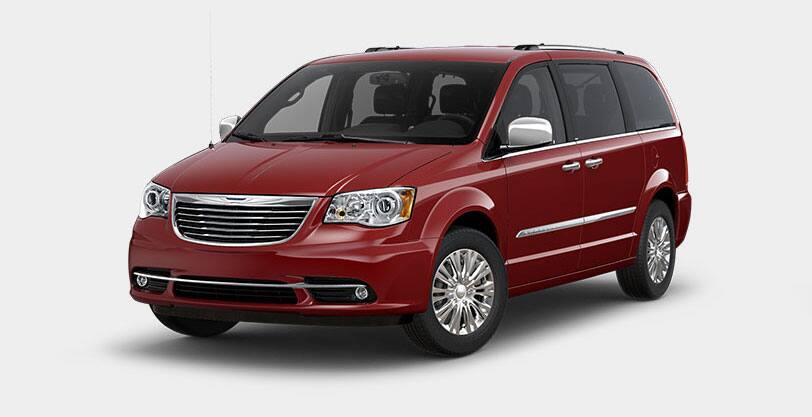 #2014 chrysler Town and Country Limited Deep Cherry Red Crystal Pearl Coat