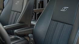2014 Chrysler Town and Country Touring S Badged Leather Trimmed Seats with Fabric Inserts