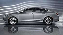 2015 Chrysler 200LX showing airflow