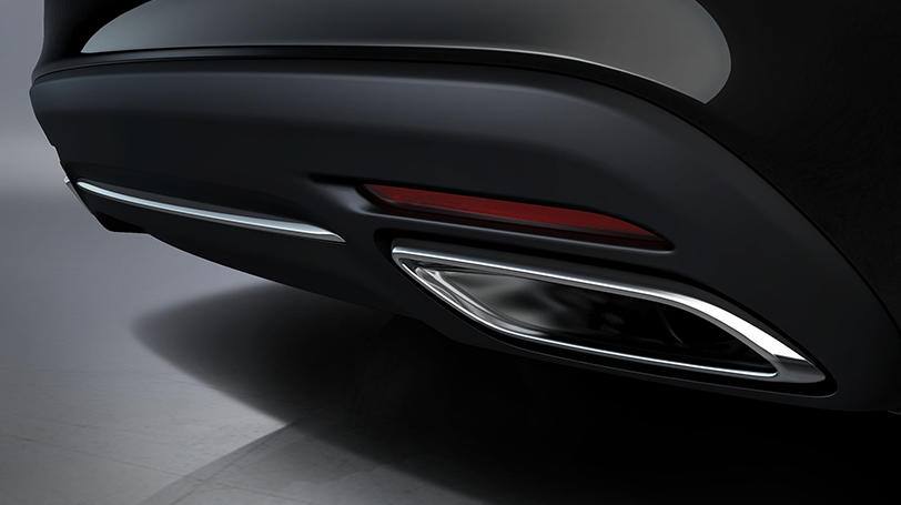 2015 Chrysler 200 chrome tipped exhaust