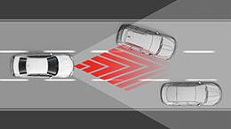 2015 Chrysler 300S Full-Speed Forward Collision Warning with Active Braking