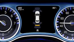 2015 Chrysler 300 Rear Cross Path Detection