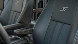2015 Chrysler Town and Country S Badged Leather Trimmed Seats with Fabric Inserts