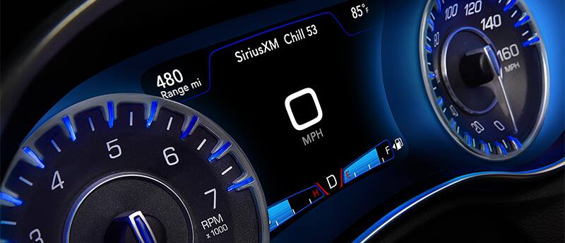 2016 Chrysler 300 Digital Information Display