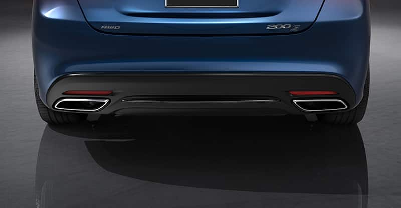 2016 Chrysler 200 Dual Tip Exhaust