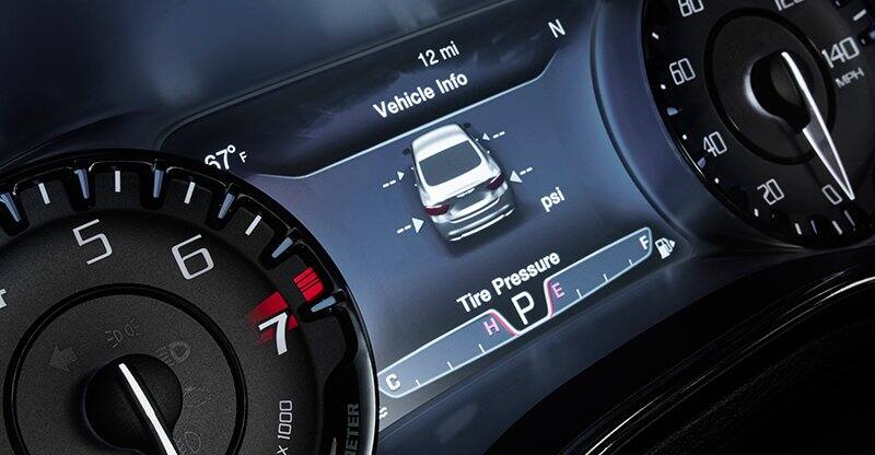 2016 Chrysler 200 Information Display