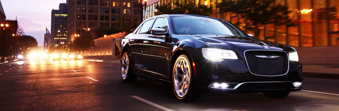 Three Quarter Front View Of The 2019 Chrysler 300 Being