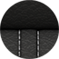 Display Black Nappa Leather Trim with Embroidered Logo <br> Standard on Chrysler 300S V6 and 300S V8