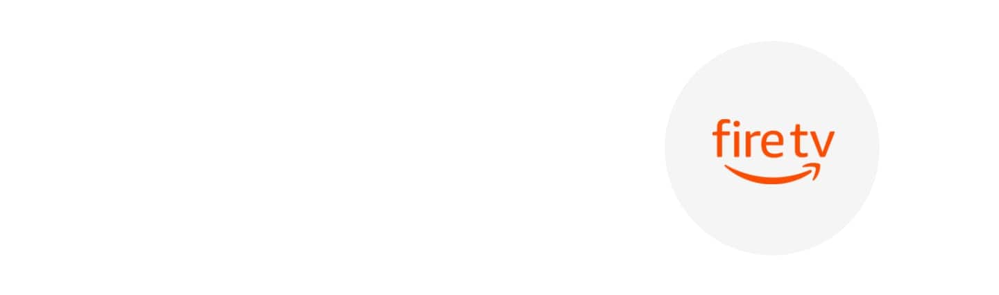 The Fire TV logo.