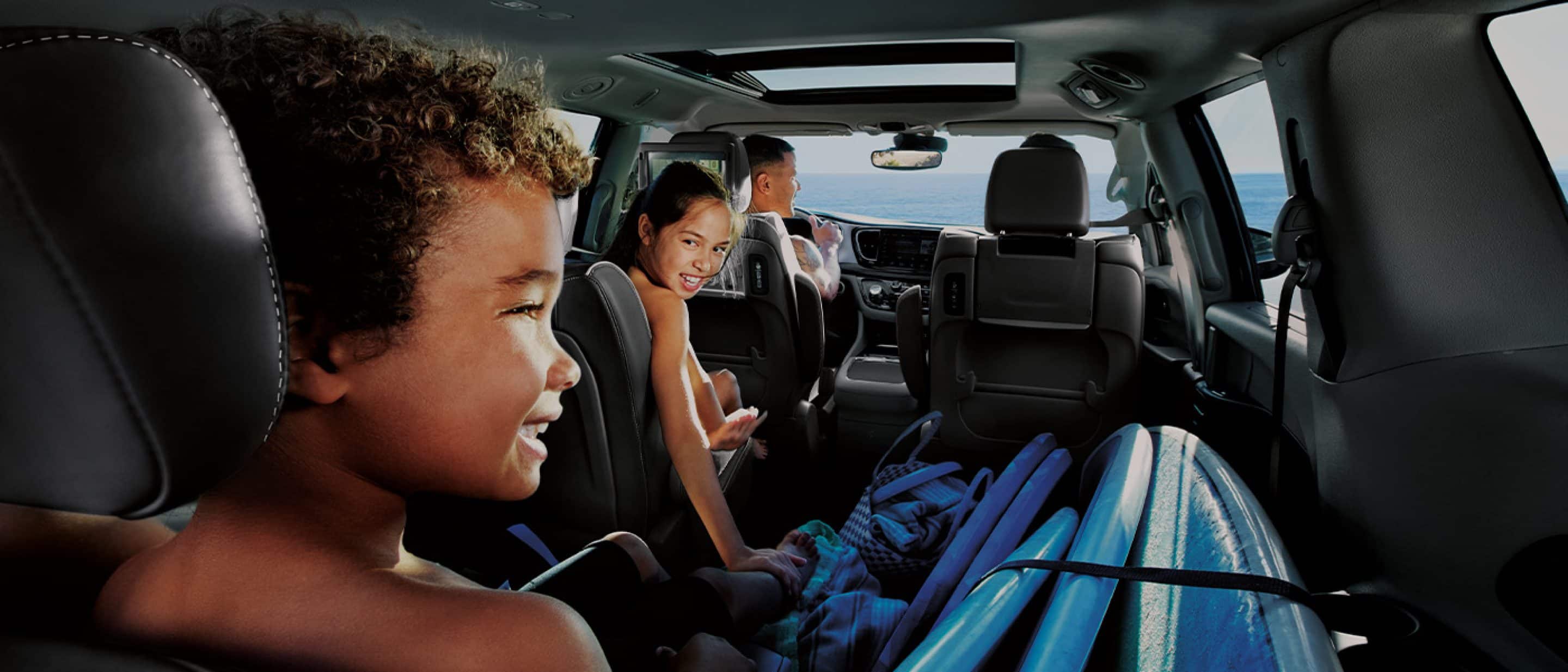 2025 chrysler pacifica interior with three rows of seating