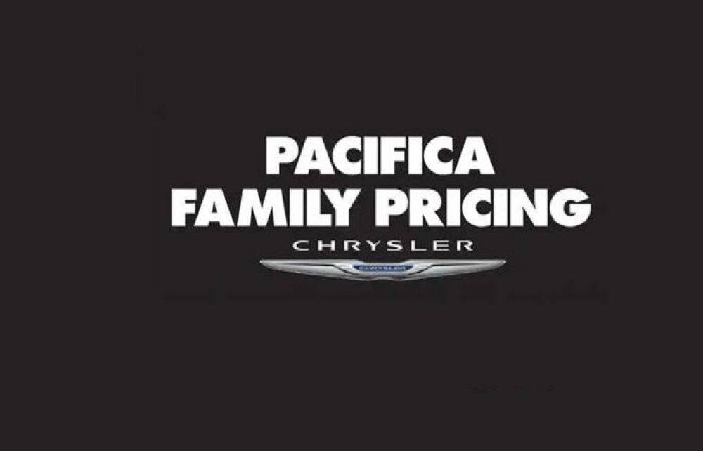 chrysler pacifica family pricing
