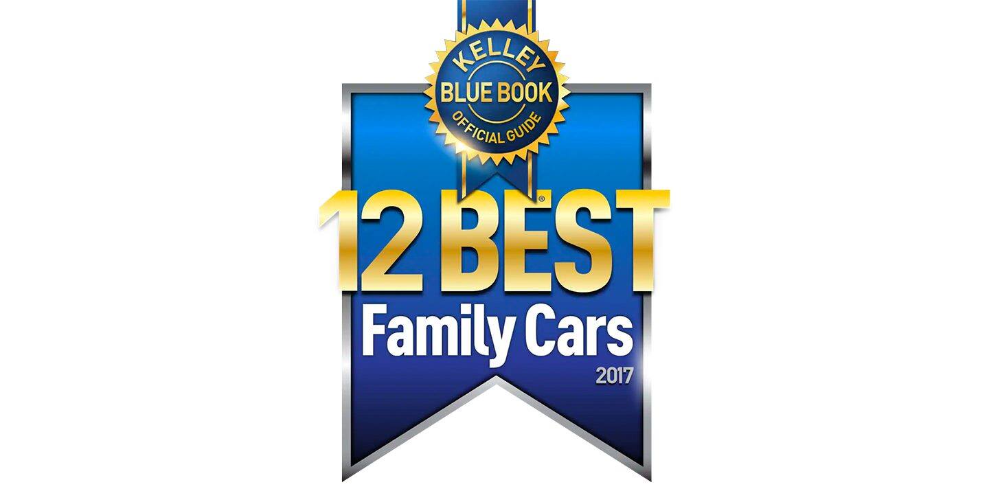 Display Kelley Blue Book Official Guide 2017 12 Best Family Cars logo